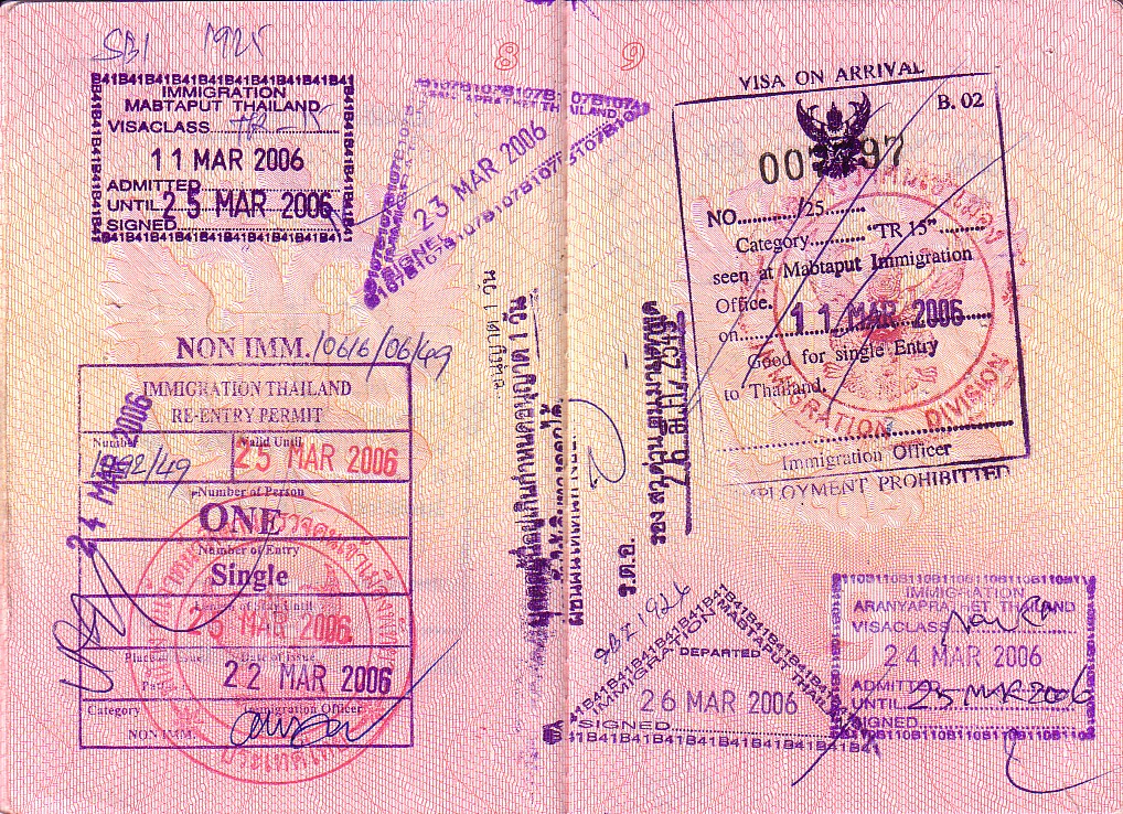thailand tourist visa australia